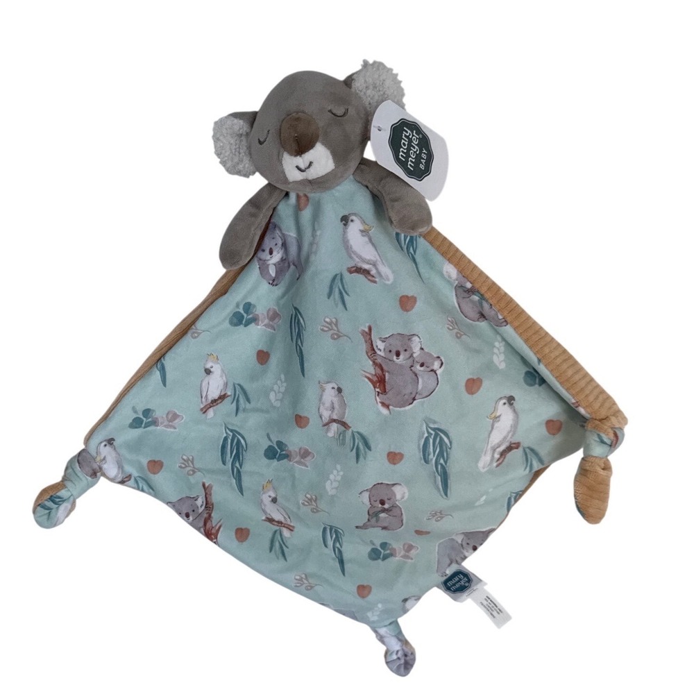 Mary Meyer Baby Koala Lovey Security Blanket Mint Green Tan Australian Outback